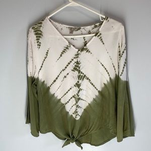 Bohemian tie-dye shirt